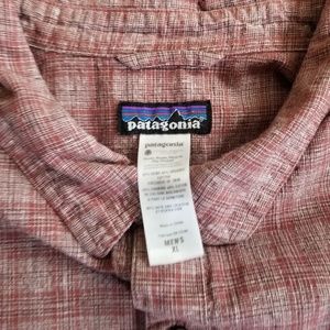 Mens Patagonia Collar Button down Plaid Shirt
